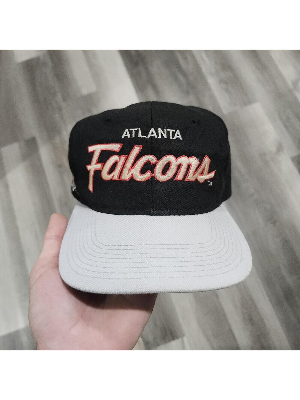 Vintage Sports Specialties Atlanta Falcons Script Snapback Hat Korea Youngan